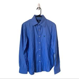 American Eagle Vintage Fit Striped Button Down